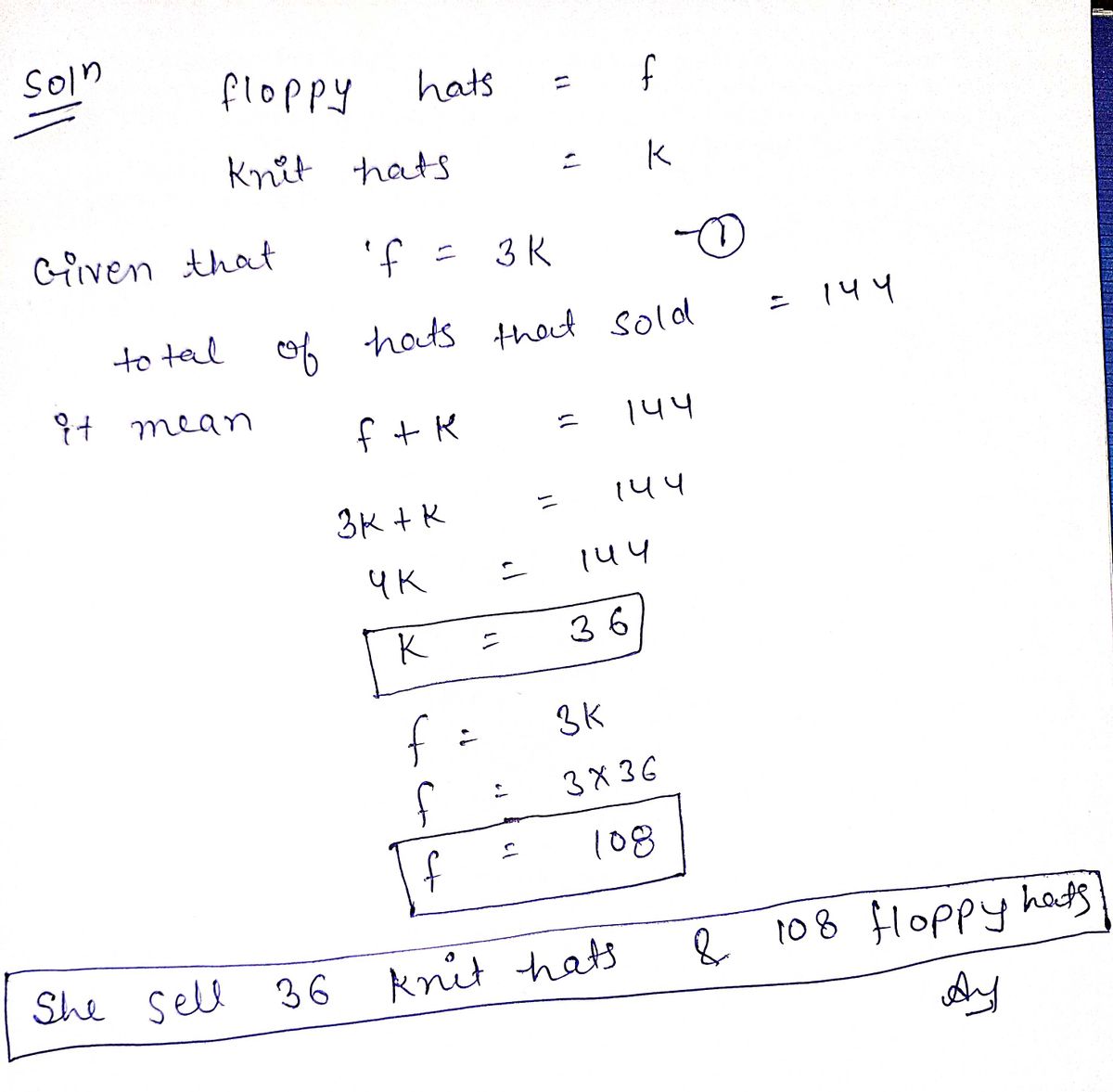 Algebra homework question answer, step 1, image 1